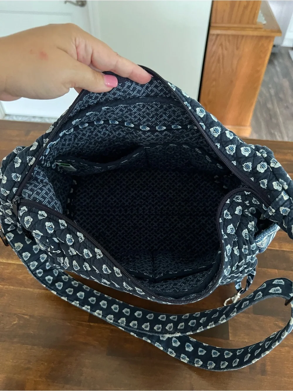 Vera Bradley Nantucket Navy “Carry All” Bag